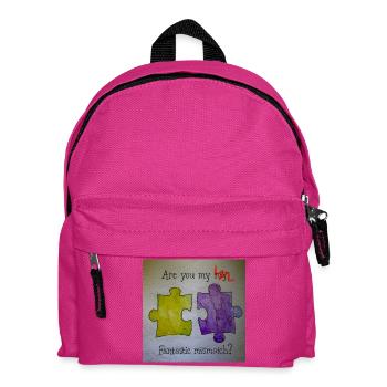 Fantastische Fehlanpassungspuzzleteile - Kinder Rucksack - Fuchsia - Vorne