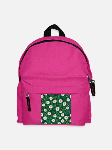 Gänseblümchen Blumen - Kinder Rucksack - Fuchsia