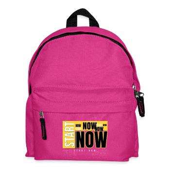 Commencez dès maintenant Typographie en gras - Sac à dos Enfant - fuchsia - Devant
