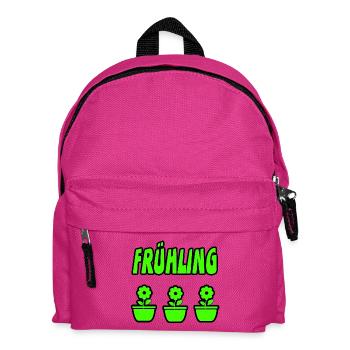 Frühling - Kinder Rucksack - Fuchsia - Vorne