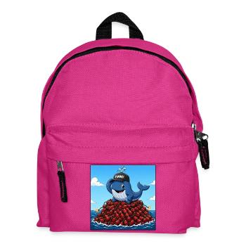 Timmy der Wal - Kinder Rucksack - Fuchsia - Vorne