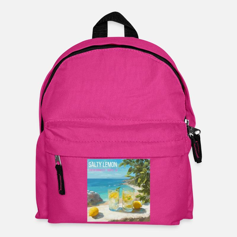 Salty Lemon Beach Magic 87 - Kids' Backpack - fuchsia