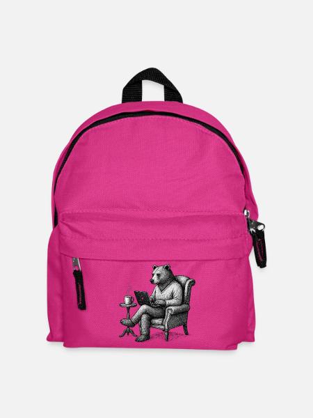 Bear CEO Laptop Lounge - Kinder Rucksack - Fuchsia