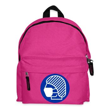 Filet à cheveux et masque facial, médecin, infirmière - Sac à dos Enfant - fuchsia - Devant