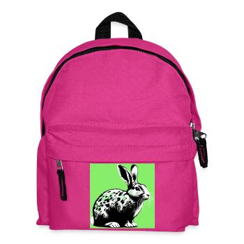 rabbit - Kids' Backpack - fuchsia - Front