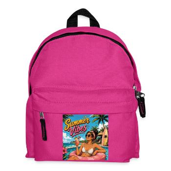 Ambiance estivale - Sac à dos Enfant - fuchsia - Devant