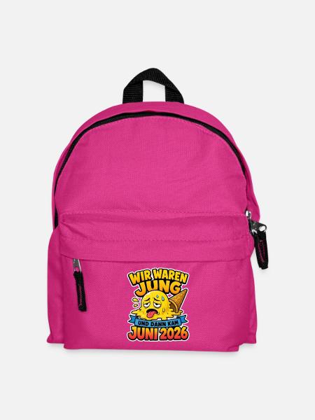 Hitzesommer 2026 | Wir waren jung - Kinder Rucksack - Fuchsia