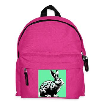 Kaninchen - Kinder Rucksack - Fuchsia - Vorne