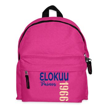 August 1966 - 60 years - Kids' Backpack - fuchsia - Front
