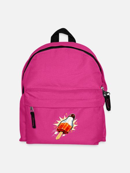 Knallendes Eispop Comic Burst - Kinder Rucksack - Fuchsia