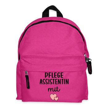 Pflegeassistentin Pflegefachassistenz - Kinder Rucksack - Fuchsia - Vorne