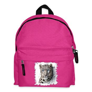 Conception révolutionnaire du léopard des neiges - Sac à dos Enfant - fuchsia - Devant