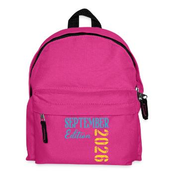 Naissance du bébé en septembre 2026 - Sac à dos Enfant - fuchsia - Devant