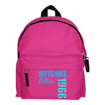 Septembre 1966 - 60e anniversaire - Sac à dos Enfant - fuchsia - Devant
