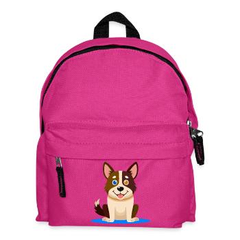 Kleiner bunter Hund (Comic) - Kinder Rucksack - Fuchsia - Vorne