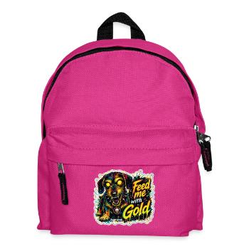 Feed me Gold - Kinder Rucksack - Fuchsia - Vorne
