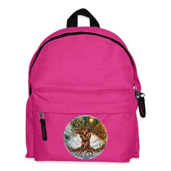 Circle Of Life - Kids' Backpack - fuchsia - Front