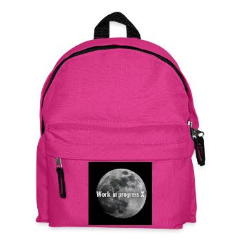Lunar work in execution X - Kids' Backpack - fuchsia - Front