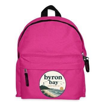 Byron Bay Coastal Magic - Kids' Backpack - fuchsia - Front