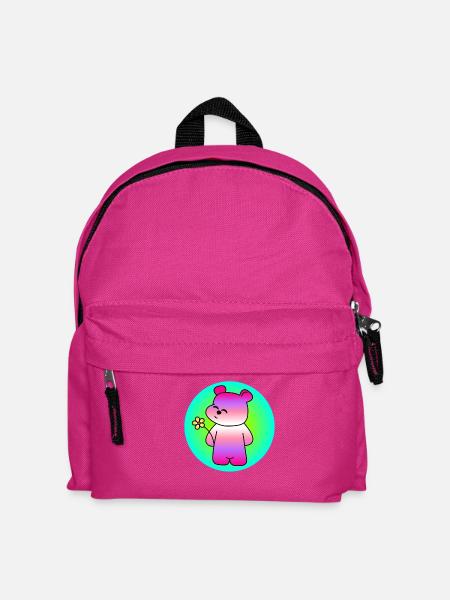 Zuckersüßes Bärchen - Kinder Rucksack - Fuchsia