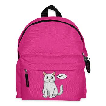 Wondered Cat Comic - Kids' Backpack - fuchsia - Front