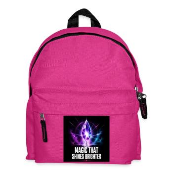 Magic Crystal: Light Shines Brighter - Kids' Backpack - fuchsia - Front
