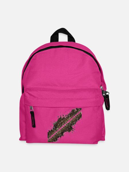 Offroad Reifenprofil Mud Dirt Track - Kinder Rucksack - Fuchsia