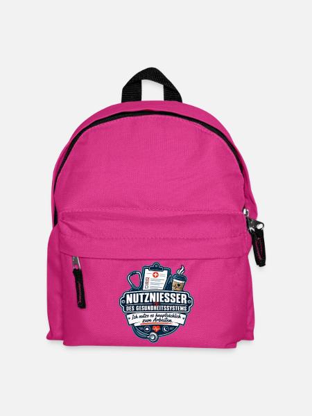 Nutznießer des Gesundheitssystems - Kinder Rucksack - Fuchsia
