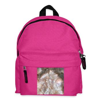 Abstrakte perlmuttartige Perle - Kinder Rucksack - Fuchsia - Vorne