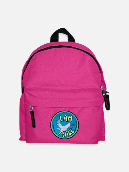 ICH BIN FRIEDEN - Kinder Rucksack - Fuchsia