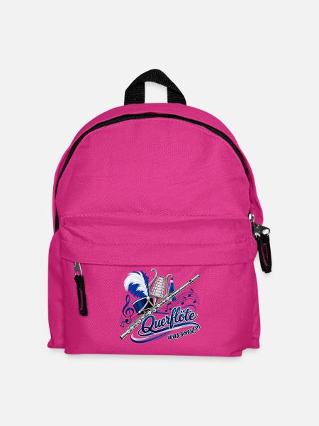 Querflöte was sonst - Kinder Rucksack - Fuchsia