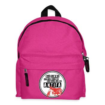 Die Simme ist für alle da (dunkel) - Kinder Rucksack - Fuchsia - Vorne