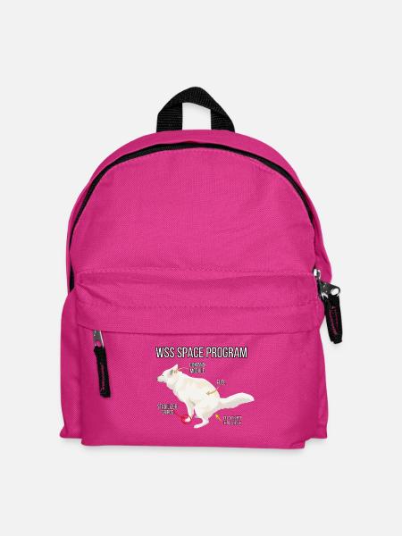 Space Dog Programm - Kinder Rucksack - Fuchsia