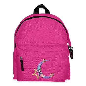 Mondtraum mit Sternenfee - Kinder Rucksack - Fuchsia - Vorne