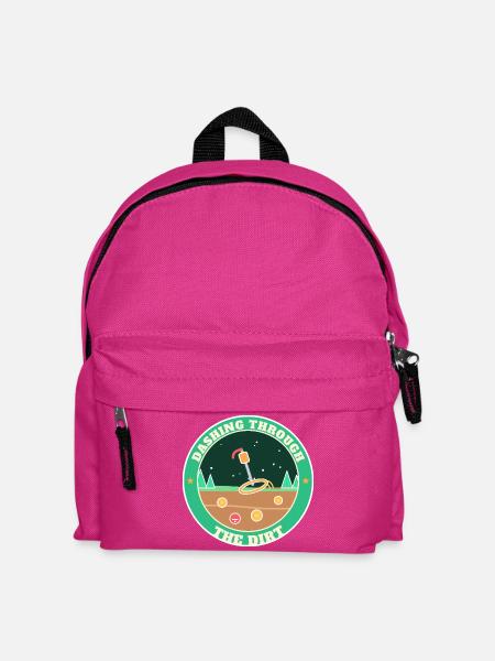 Durch den Dreck rennen Weihnachtsdetektor - Kinder Rucksack - Fuchsia