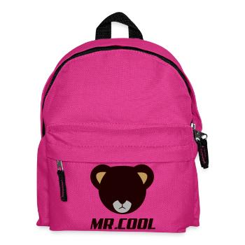 Bärenkopf Logo MR Lodol - Kinder Rucksack - Fuchsia - Vorne