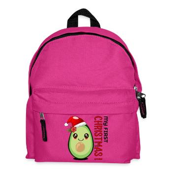 Mein erstes Weihnachten, Avocado Baby - Kinder Rucksack - Fuchsia - Vorne