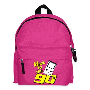 Fête des années 90 , Soirée à thème , Jeux rétro des années 90 (25) - Sac à dos Enfant - fuchsia - Devant