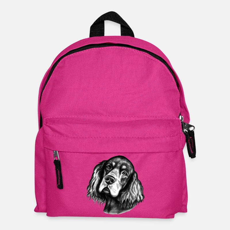 Hundeblick - Kinder Rucksack - Fuchsia