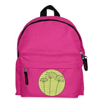 Trockenblume Minimal - Kinder Rucksack - Fuchsia - Vorne