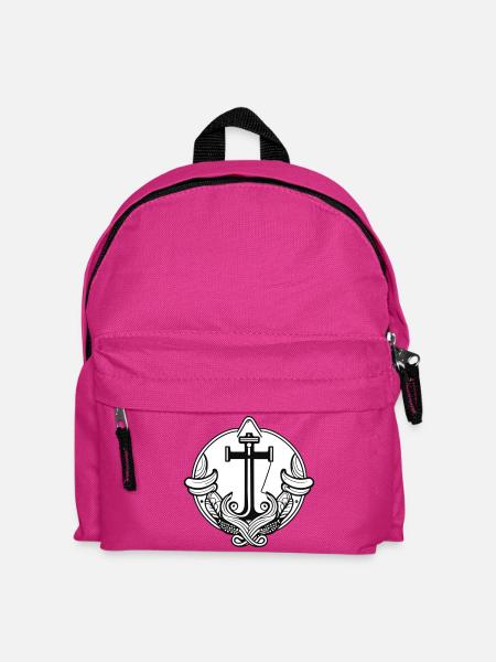 Anker Design für Seeleute auf Seefahrt - Kinder Rucksack - Fuchsia