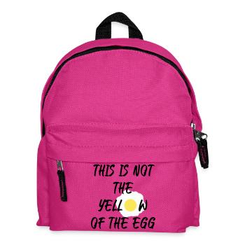 This is not the yellow of the egg - Kinder Rucksack - Fuchsia - Vorne