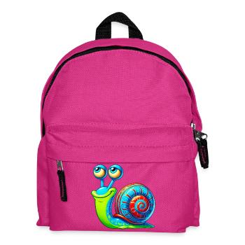 Schnecke - Kinder Rucksack - Fuchsia - Vorne
