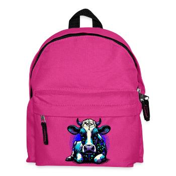 Kuh - Kinder Rucksack - Fuchsia - Vorne
