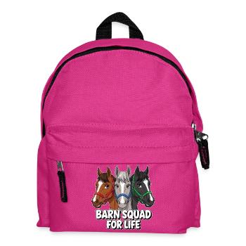 Amis chevaux de l’escouade de l’écurie - Sac à dos Enfant - fuchsia - Devant