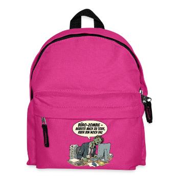 Zombie de bureau : Travailler jusqu’à la mort - Sac à dos Enfant - fuchsia - Devant