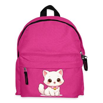 Kätzchen Glockenzauber - Kinder Rucksack - Fuchsia - Vorne