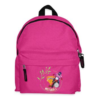 Championnat du tournoi des vainqueurs de motoball - Sac à dos Enfant - fuchsia - Devant