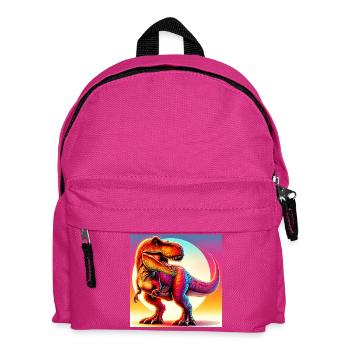 dinosaur - Kids' Backpack - fuchsia - Front