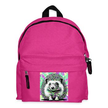 Igel - Kinder Rucksack - Fuchsia - Vorne